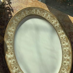 Lenox China 17” gold rimmed oval platter